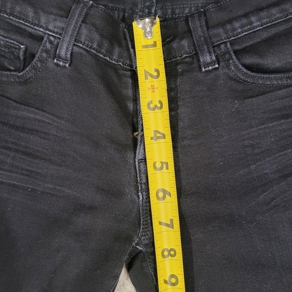 J BRAND Black Low Ride Denim Skinny Jeans Women's Sz 27 - Picture 15 of 15